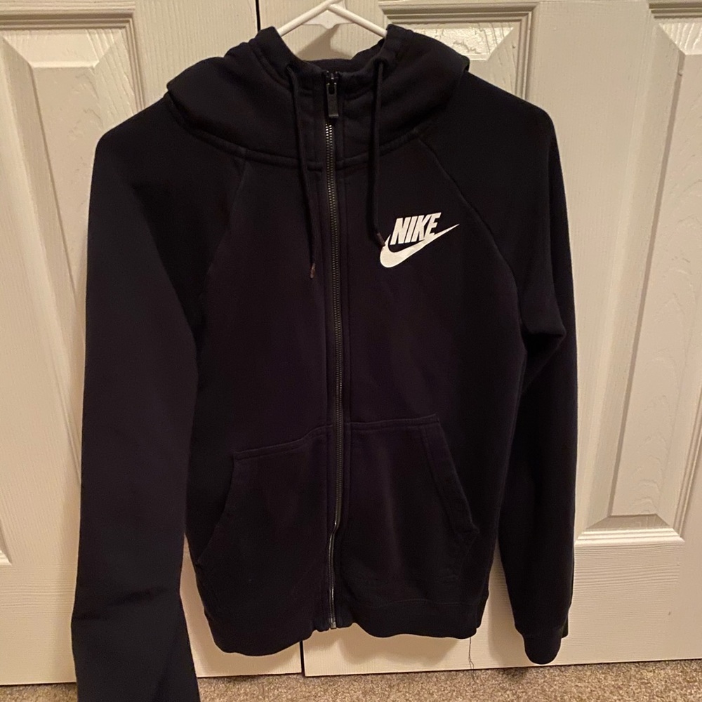 Black Zip Up Hoodie